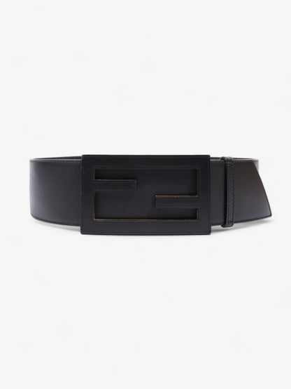 Fendi FF Belt Black Leather 75cm 30"