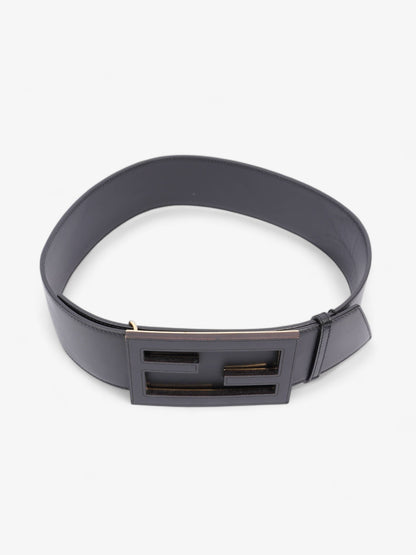 Fendi FF Belt Black Leather 75cm 30"
