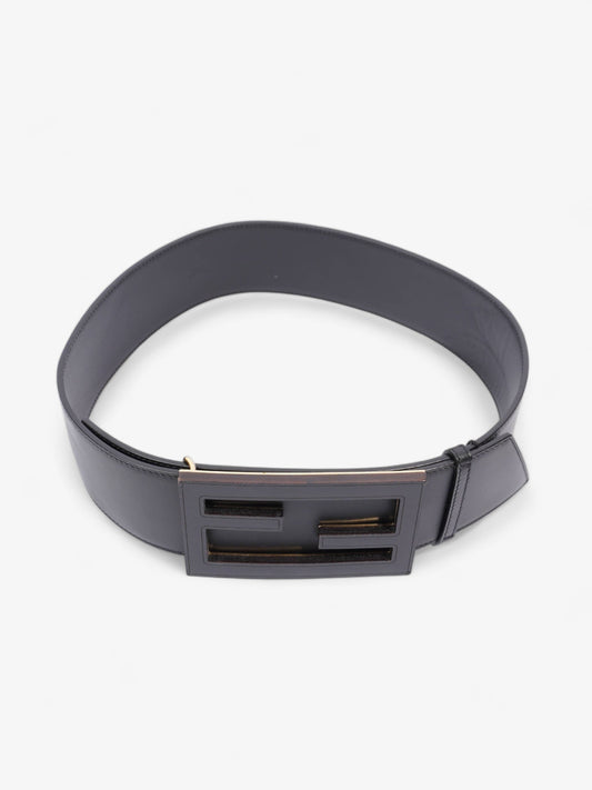 Fendi FF Belt Black Leather 75cm 30"