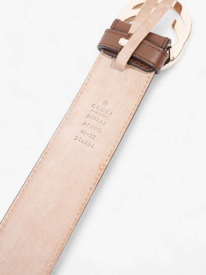 Gucci Blondie Belt Brown Leather 80cm / 32"