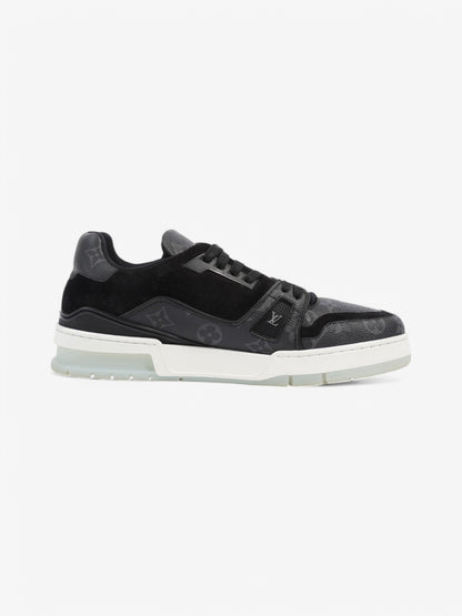 Louis Vuitton LV Trainer Sneakers Black / Grey Leather EU 42 UK 8