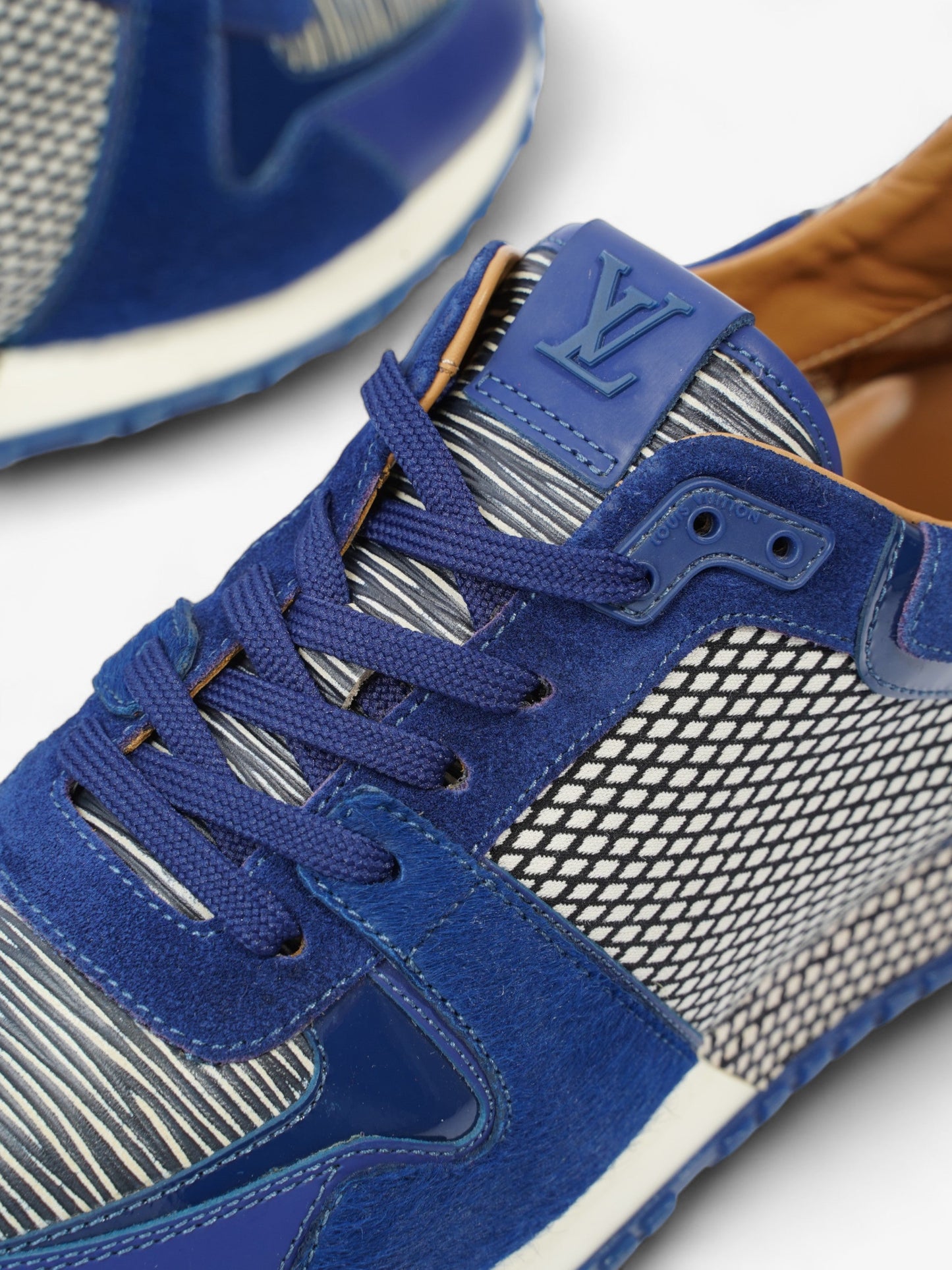 Louis Vuitton Run Away Blue / White Pony Hair EU 36.5 UK 3.5