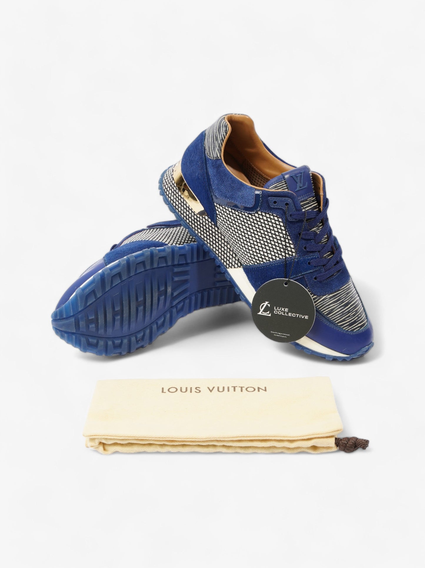 Louis Vuitton Run Away Blue / White Pony Hair EU 36.5 UK 3.5