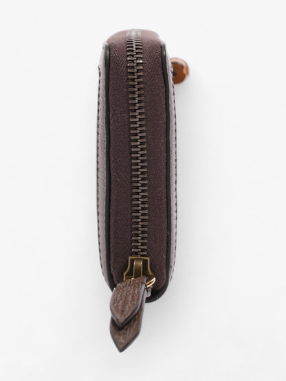 Gucci Diana Jumbo GG Wallet Camel / Ebony Canvas
