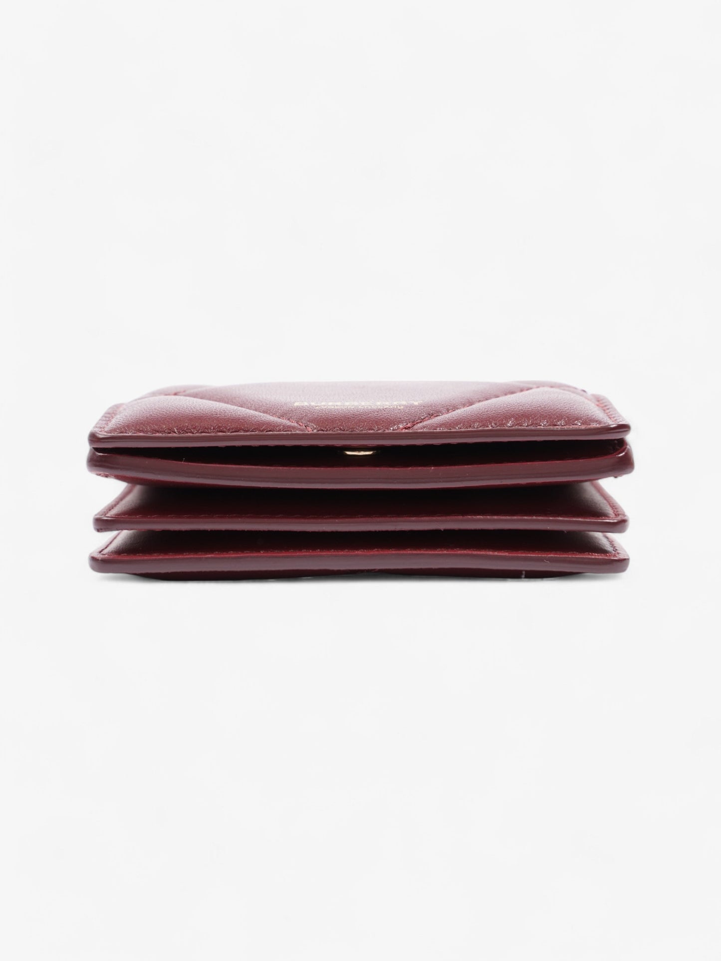 Burberry Card Holder Bag Burgundy Leather
