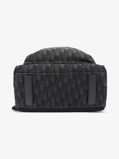 Christian Dior Trotter Backpack Black Oblique Canvas