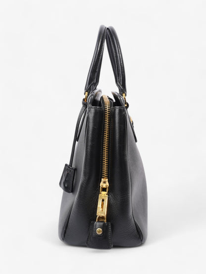 Prada Parabole Shopping Tote Black Saffiano Leather