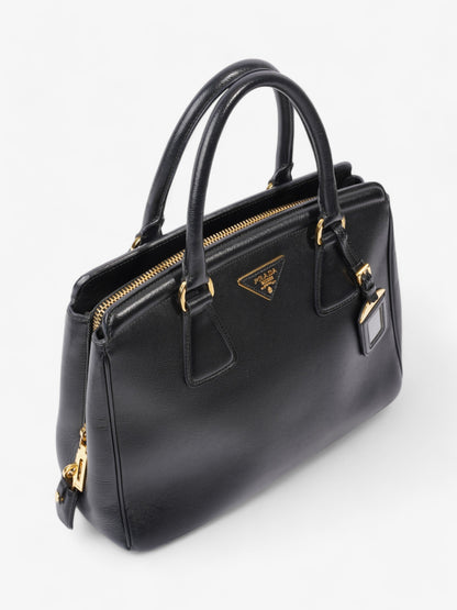 Prada Parabole Shopping Tote Black Saffiano Leather