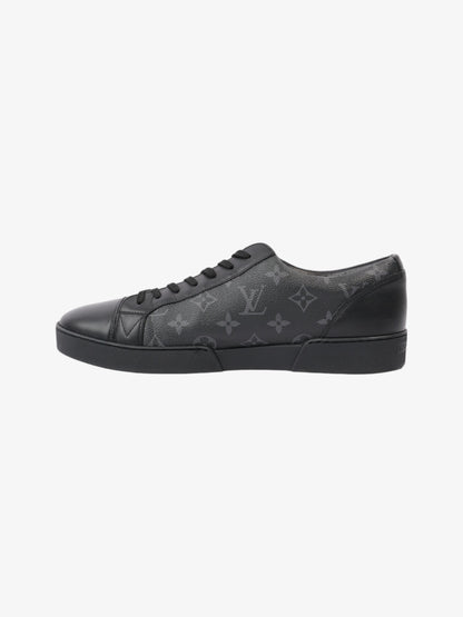 Louis Vuitton Match Up Sneakers Black / Grey Leather EU 42.5 UK 8.5