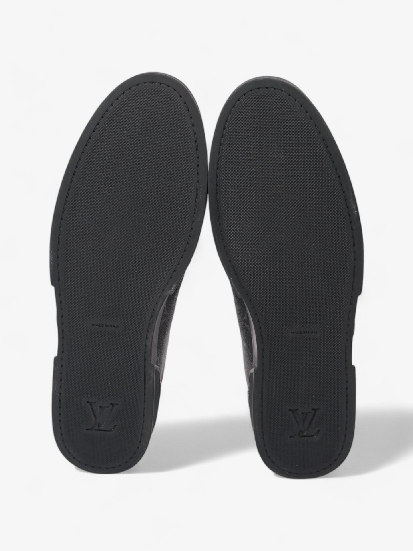 Louis Vuitton Match Up Sneakers Black / Grey Leather EU 42.5 UK 8.5