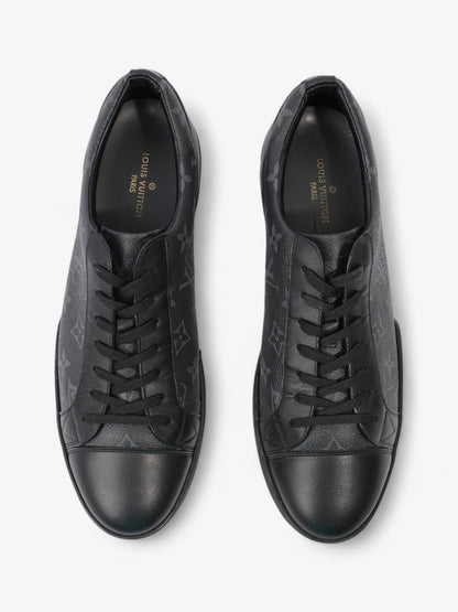 Louis Vuitton Match Up Sneakers Black / Grey Leather EU 42.5 UK 8.5