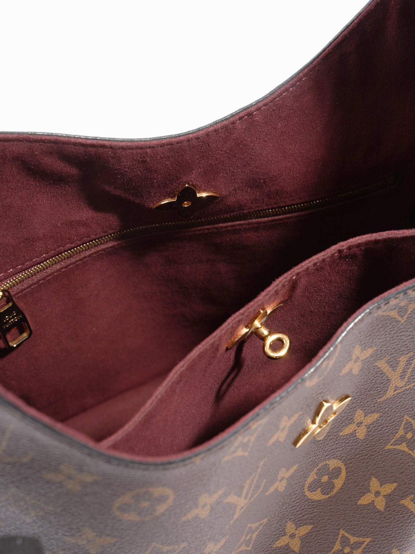 Louis Vuitton Flower Hobo Monogram Coated Canvas