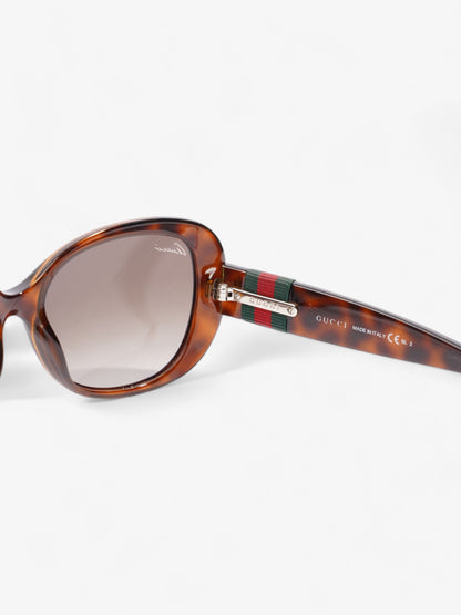 Gucci GG Round Sunglasses Brown  Acetate 135mm