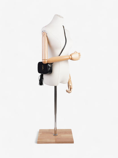 Saint Laurent Cassandre Bum Bag Black Calfskin Leather