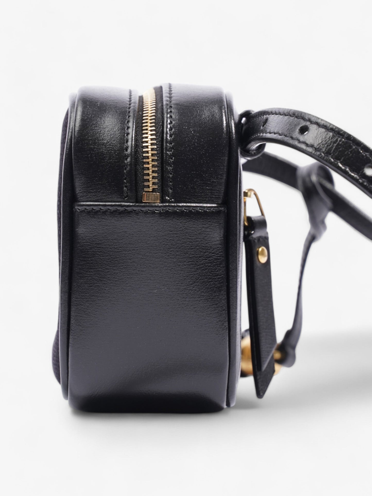 Saint Laurent Cassandre Bum Bag Black Calfskin Leather