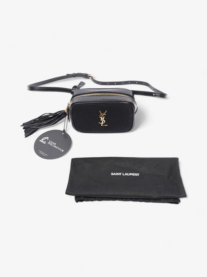 Saint Laurent Cassandre Bum Bag Black Calfskin Leather