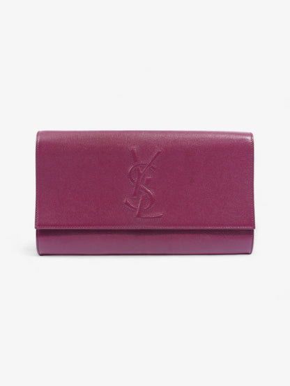 Saint Laurent Belle de Jour Purple Leather