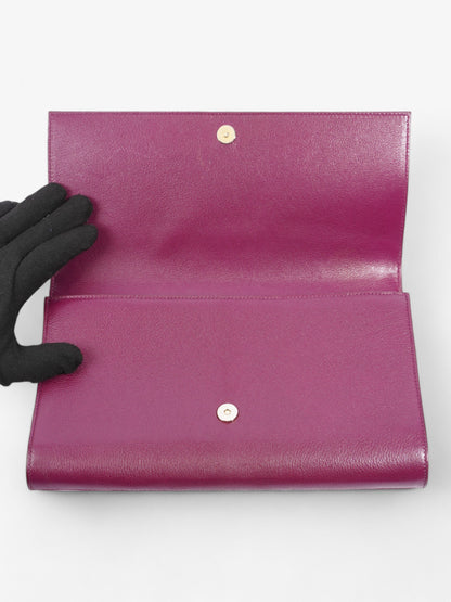 Saint Laurent Belle de Jour Purple Leather
