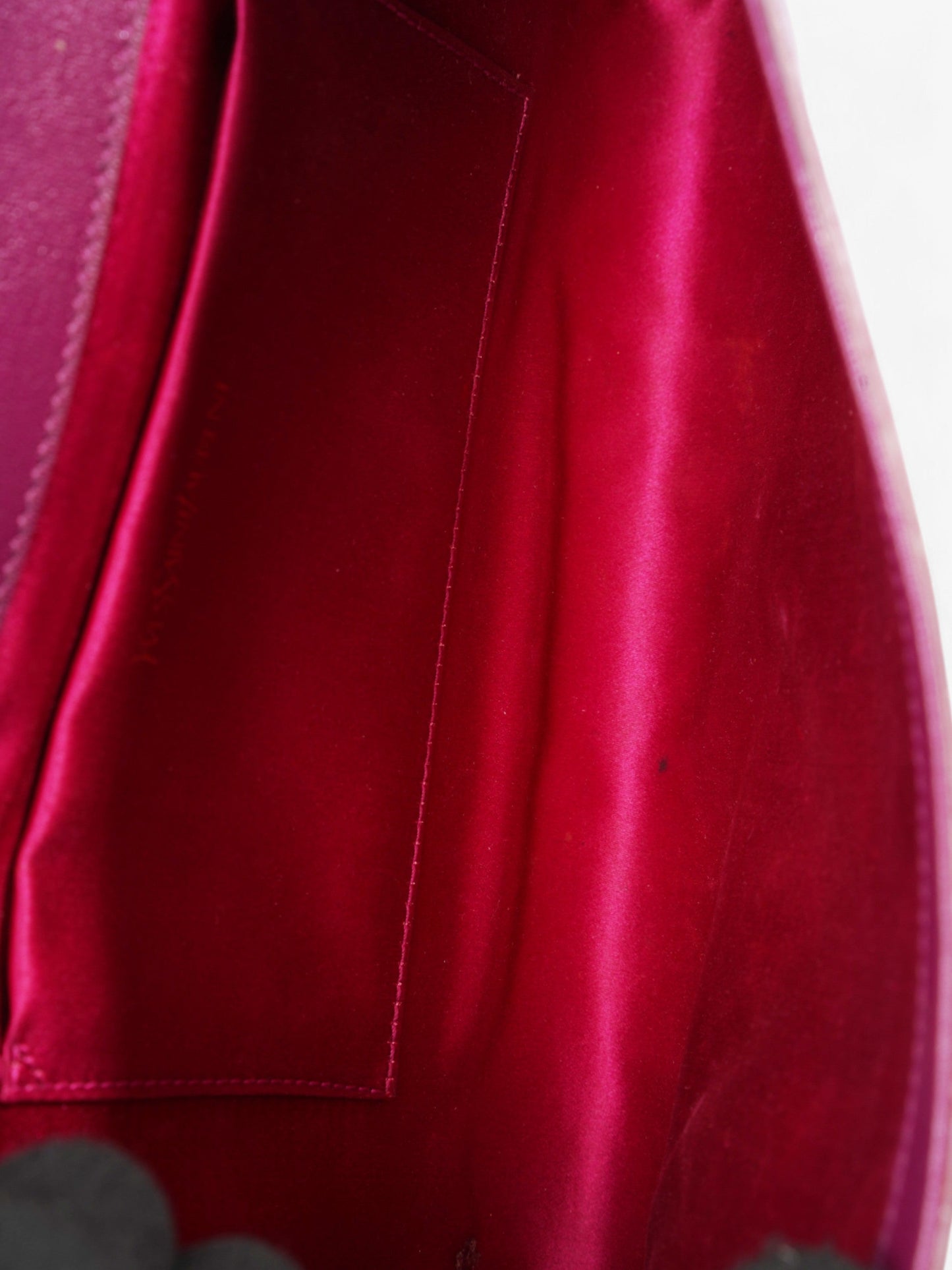 Saint Laurent Belle de Jour Purple Leather