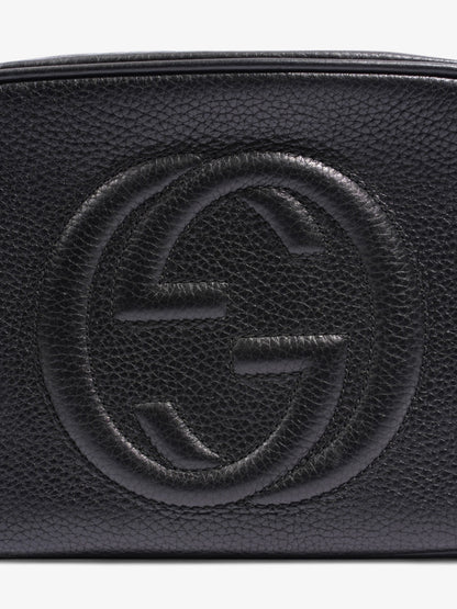 Gucci Soho Disco Bag Black Calfskin Leather Small