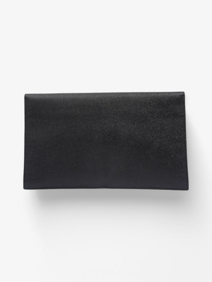 Saint Laurent Uptown Clutch Black Grained Leather