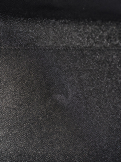 Saint Laurent Uptown Clutch Black Grained Leather