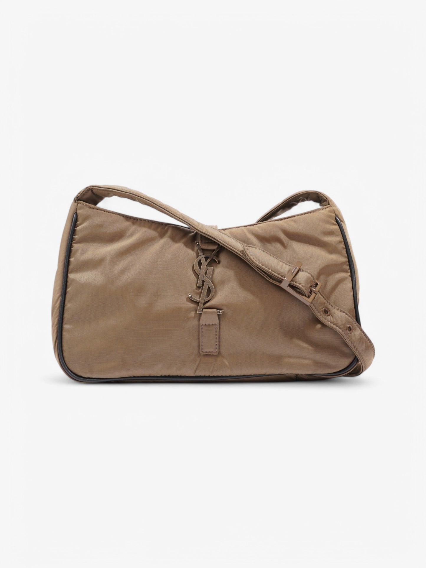 Saint Laurent 5 a 7 Shoulder Bag Khaki Nylon