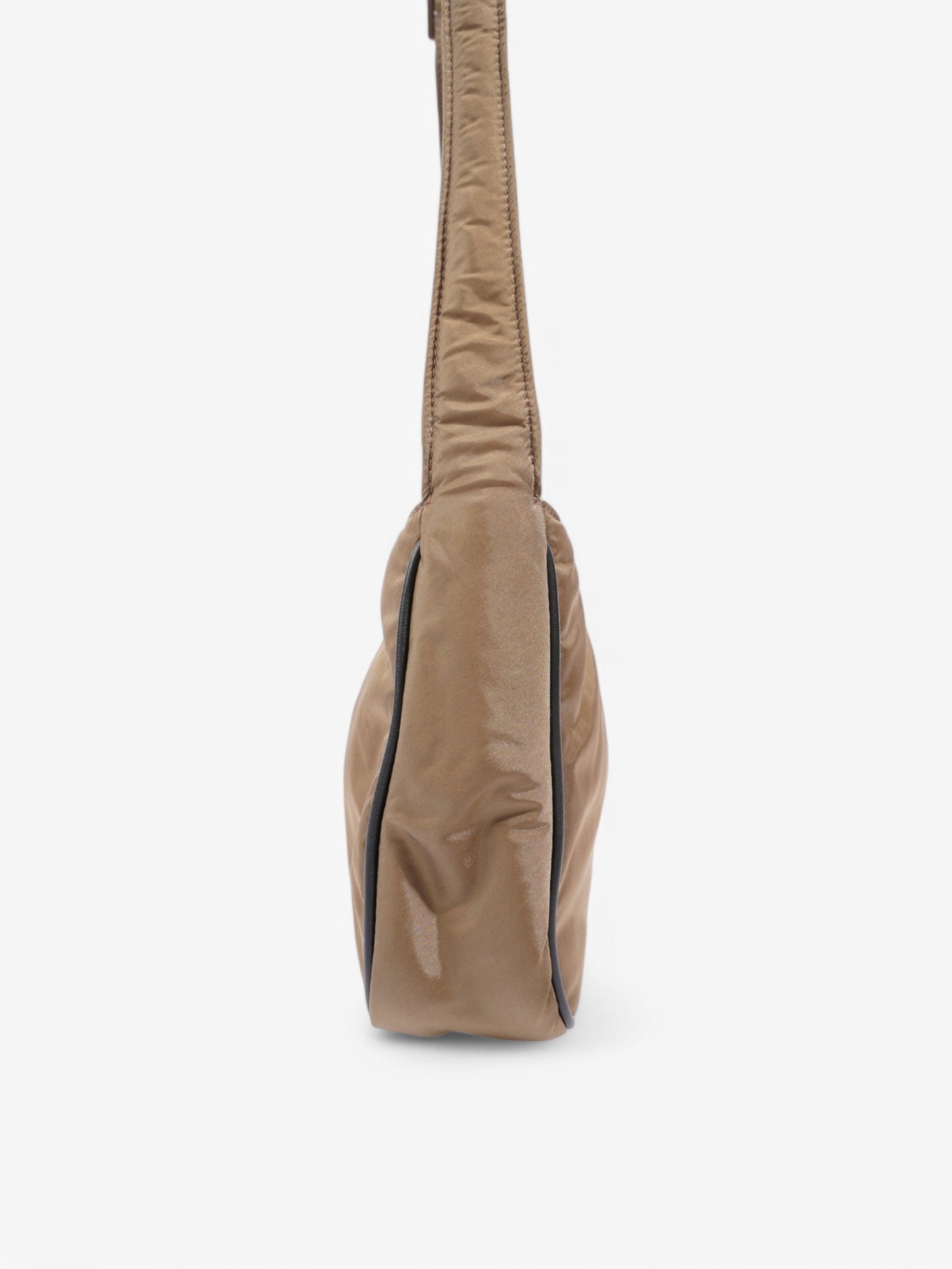 Saint Laurent 5 a 7 Shoulder Bag Khaki Nylon