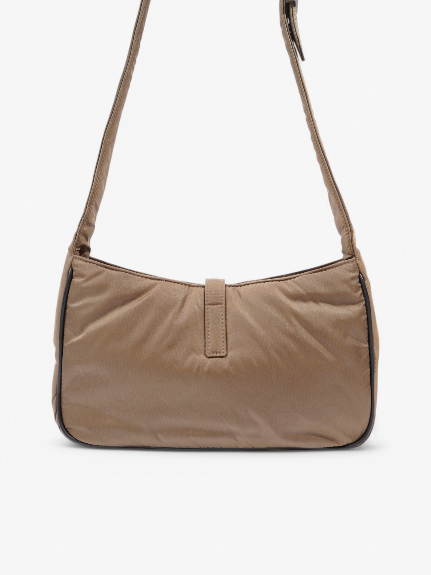 Saint Laurent 5 a 7 Shoulder Bag Khaki Nylon