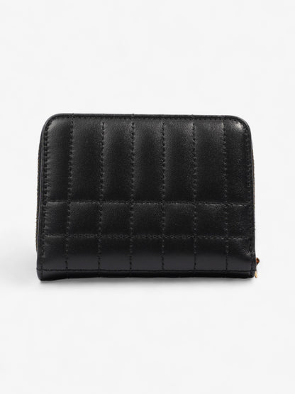 Burberry Lola Zip Wallet Black / Gold Leather Mini