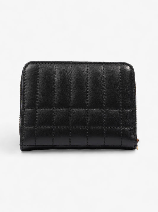 Burberry Lola Zip Wallet Black / Gold Leather Mini
