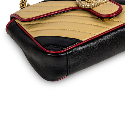 Gucci GG Striped Marmont Bag - Small