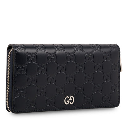 Gucci Signature GG Zip around wallet