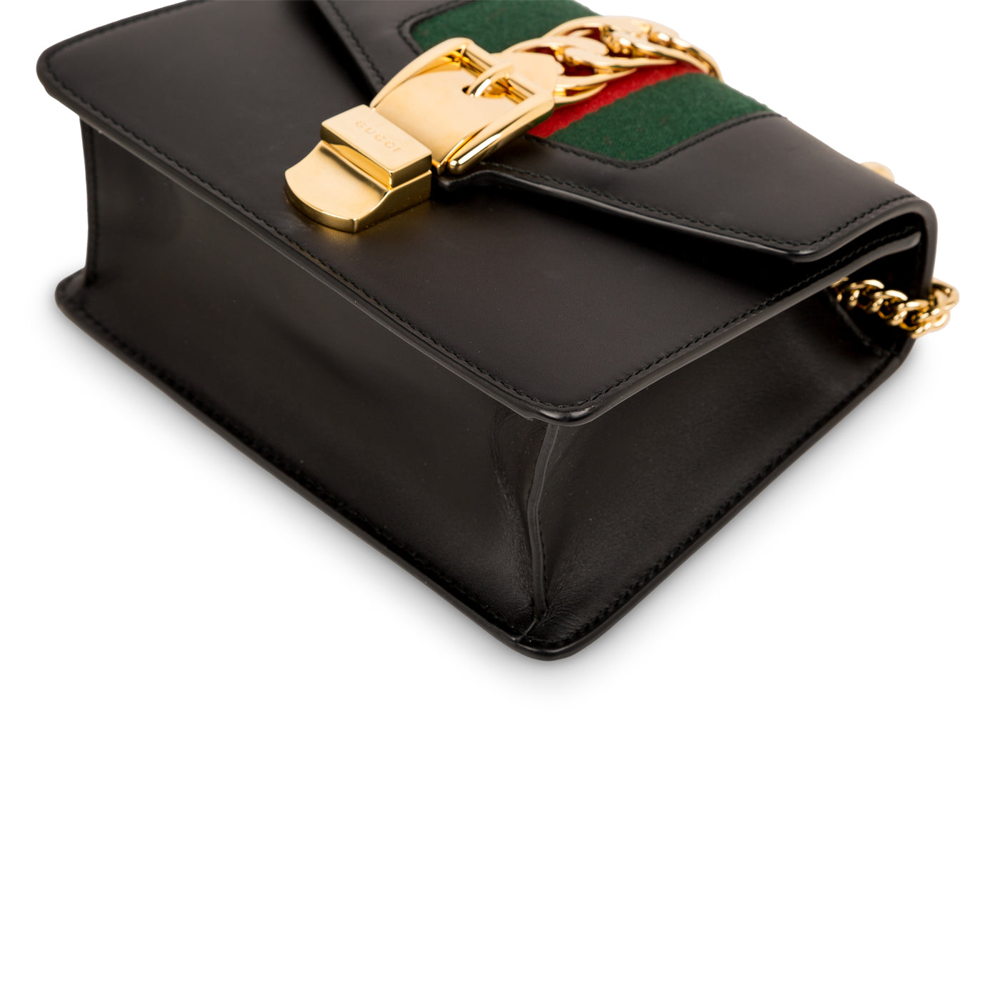 Gucci Sylvie Leather Mini Chain Bag