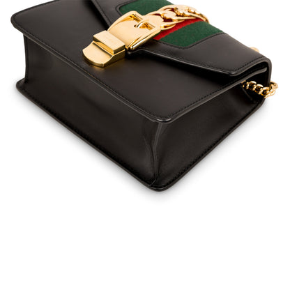 Gucci Sylvie Leather Mini Chain Bag