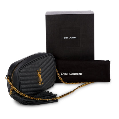 Saint Laurent Lou Mini Leather Crossbody bag