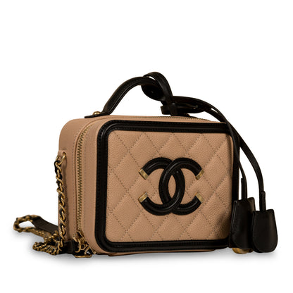 Chanel Filigree CC Vanity Case - Small