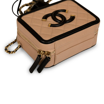 Chanel Filigree CC Vanity Case - Small