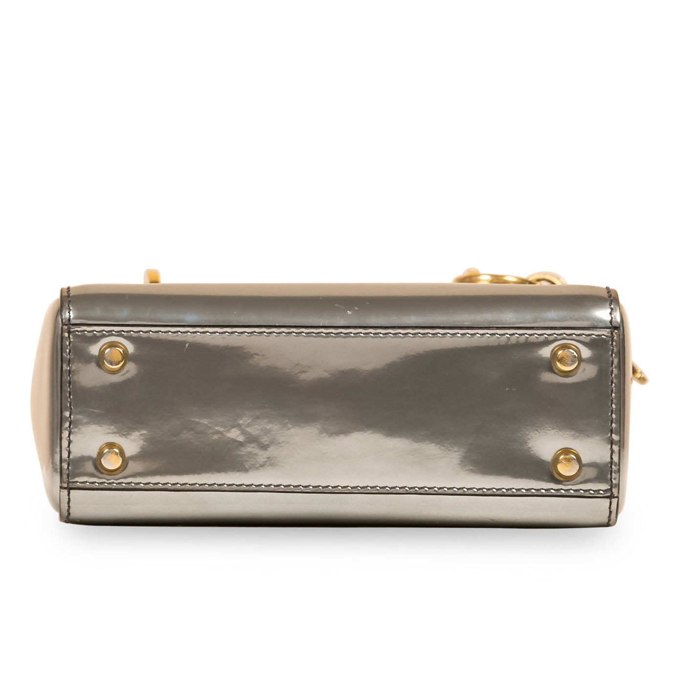 Christian Dior Lady Dior - Silver Patent Leather