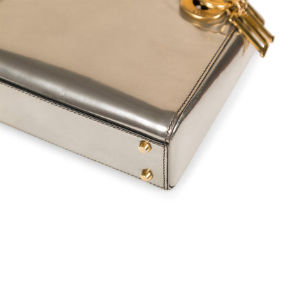 Christian Dior Lady Dior - Silver Patent Leather
