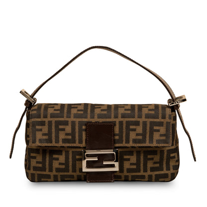 Fendi Zucca Canvas Vintage Baguette Bag