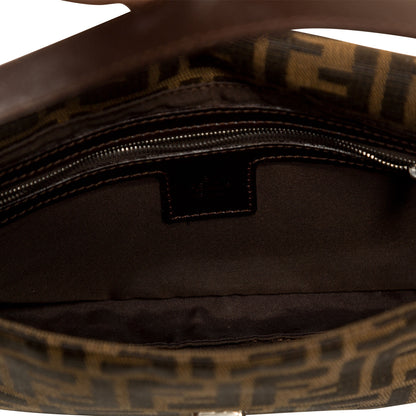 Fendi Zucca Canvas Vintage Baguette Bag