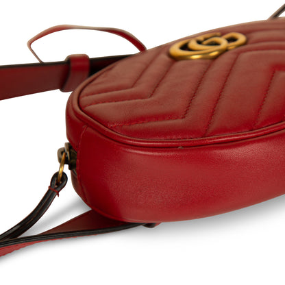 Gucci Marmont Belt Bag - Red