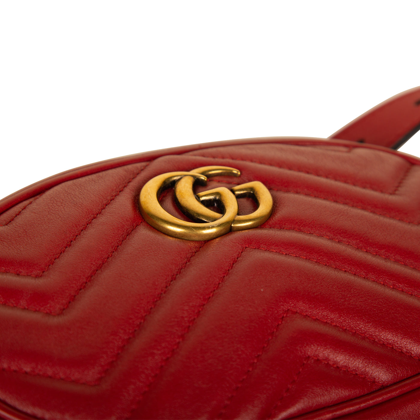 Gucci Marmont Belt Bag - Red
