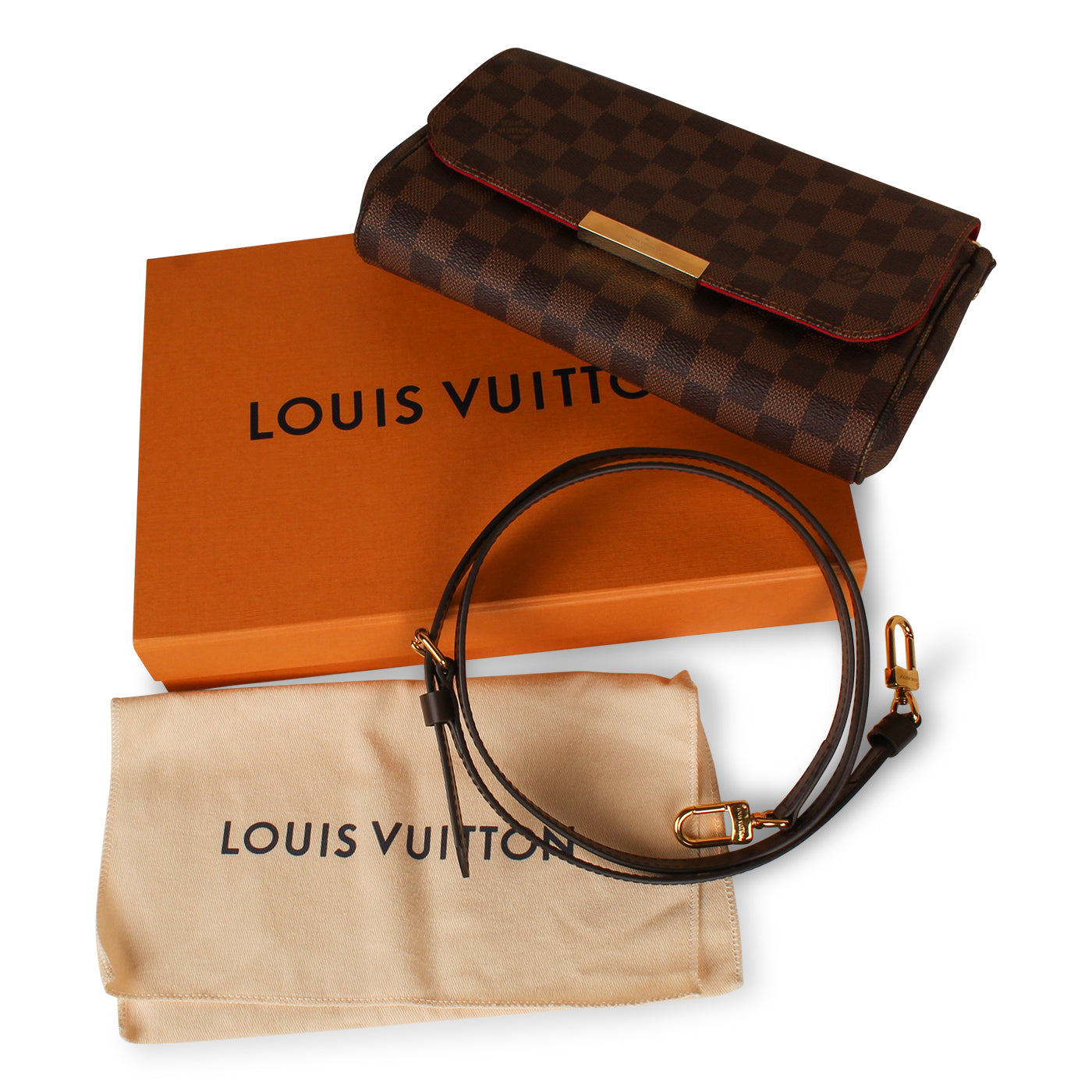 Louis Vuitton Favourite MM - Damier Ebene