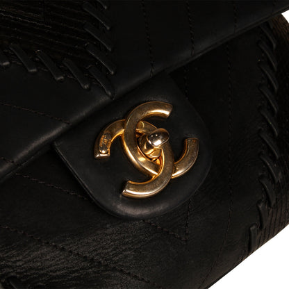 Chanel Mixed Leather and Python Flap Bag