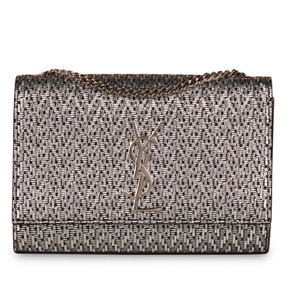 Saint Laurent Small Silver Kate Bag