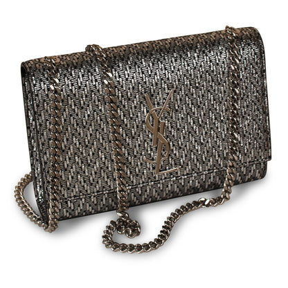 Saint Laurent Small Silver Kate Bag