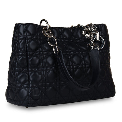 Christian Dior Lady Dior Tote - Navy
