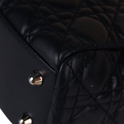 Christian Dior Lady Dior Tote - Navy